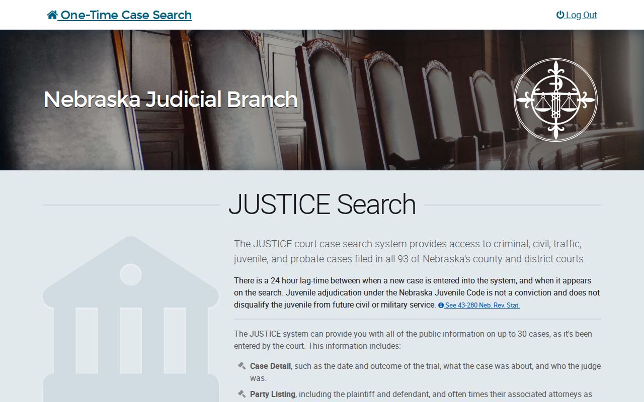 Grand Island residents directory Nebraska JUSTICE court search