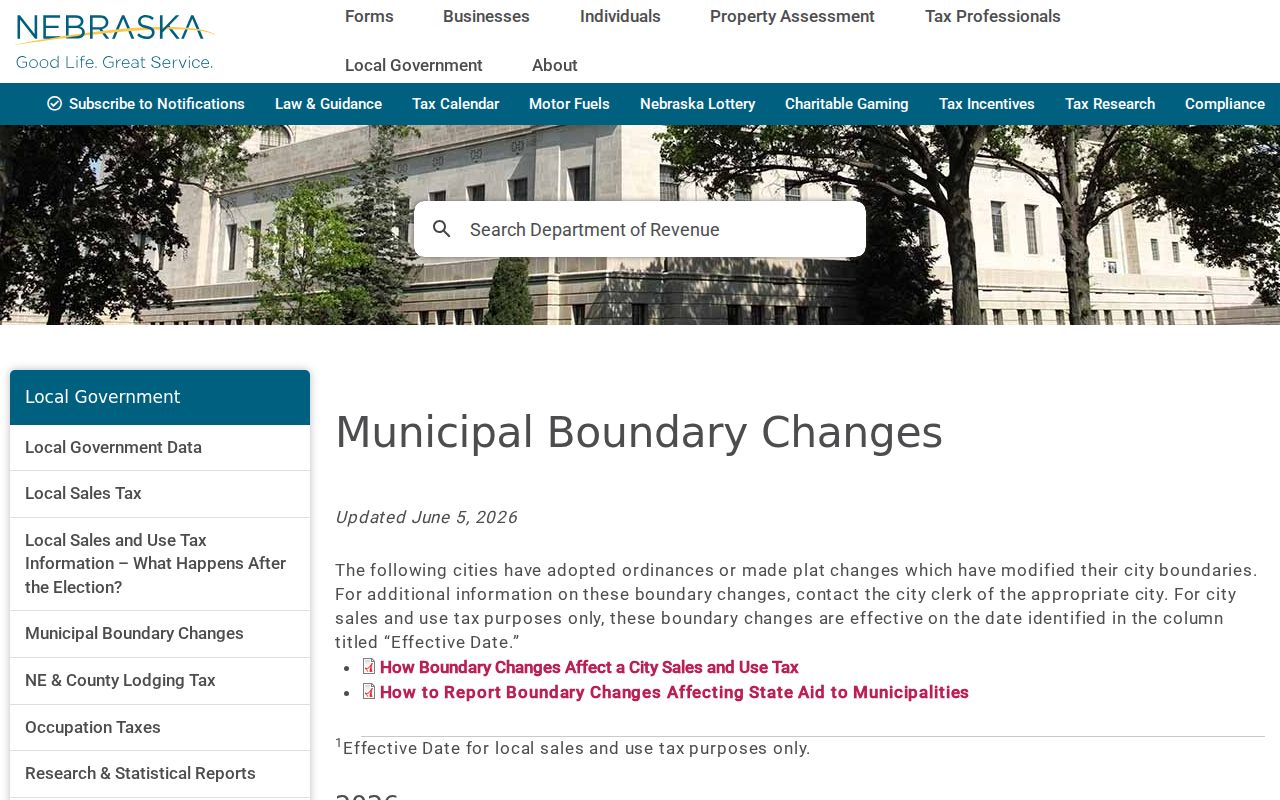 Grand Island ZIP code directory Nebraska municipal boundary changes page